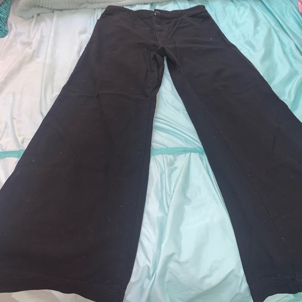 Flare bottom jeans